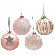 SFERA VETRO PINK CM.10 (12pz)